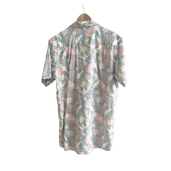 Tipsy Elves Men’s Birds In Paradise Collared Button Down Shirt Medium Preppy - Picture 2 of 11